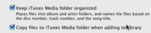 Transfer iTunes Library: copy iTunes media folder when adding to iTunes library