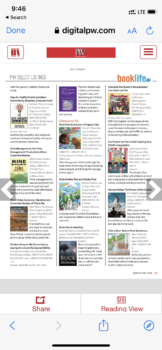 booklife pw select publishers weekly ad in context