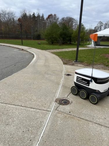 delivery robot desire path