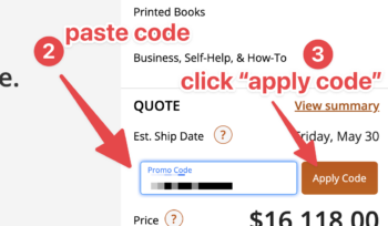 bookbaby promo code apply code
