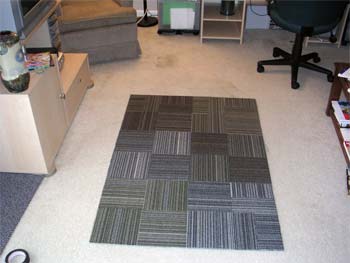 carpet tile sample rug