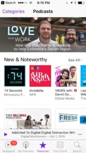 Love Your Work Apple Podcasts app feature