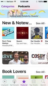 Love Your Work small feature Apple Podcasts.