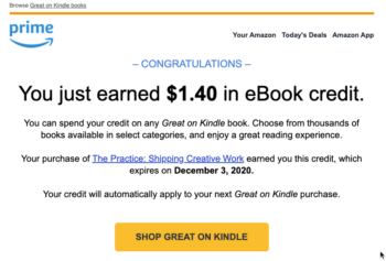 great on kindle promotional credit