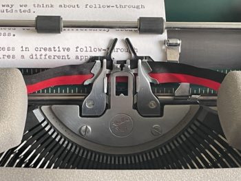 smith corona super typewriter floating shift ribbon platen