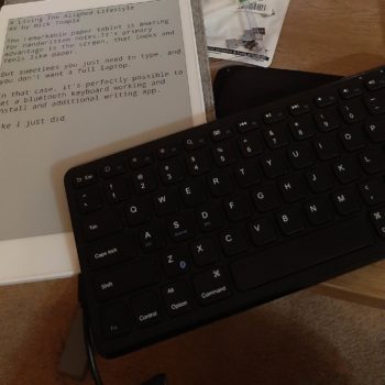 remarkable with keyboard distraction-free writing device