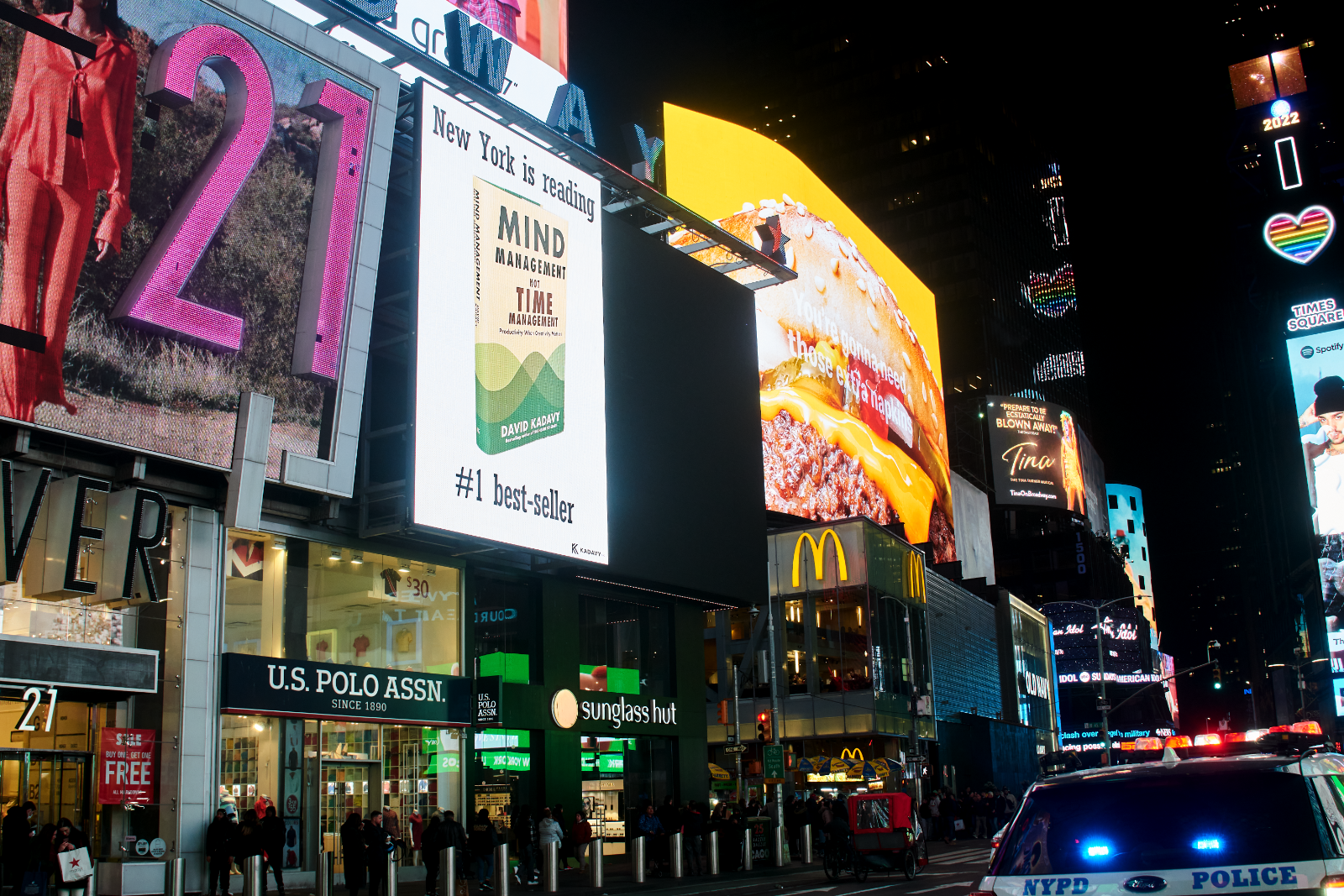 The Day Before Advertises in Times Square and the Internet is