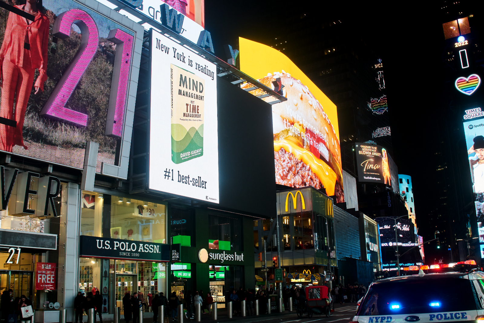 The Day Before Advertises in Times Square and the Internet is, the day  before 