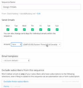 Email sequences of any kind are easier to set up on ConvertKit vs Activecampaign